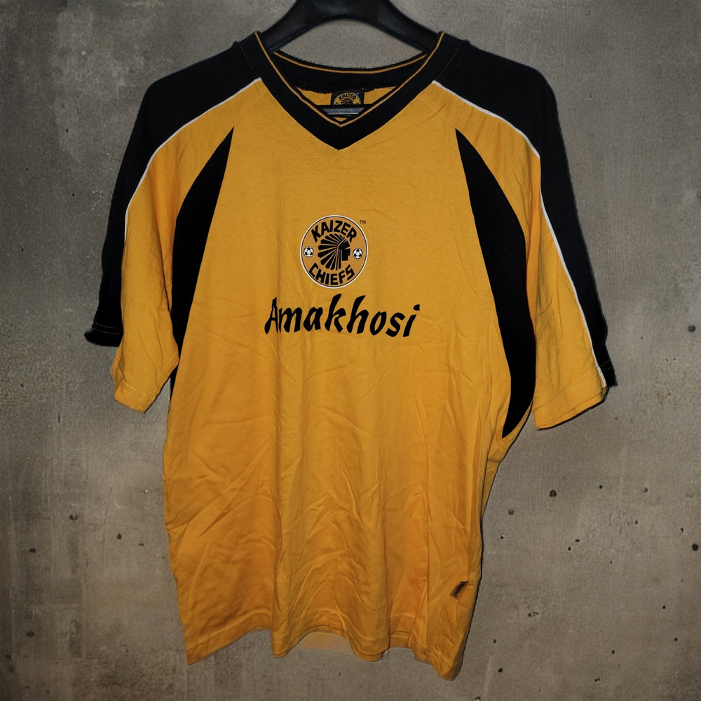 Vintage South Africa Kaizer Chiefs F.C.  "Amakhosi" Jersey - XL